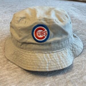Chicago‎ Cubs Khaki Hat Cap Mens Bucket Hat Large GSC Budweiser Logo Game Time